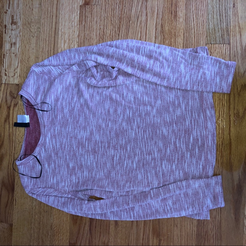 H&M Divided Pink Long Sleeve T-Shirt